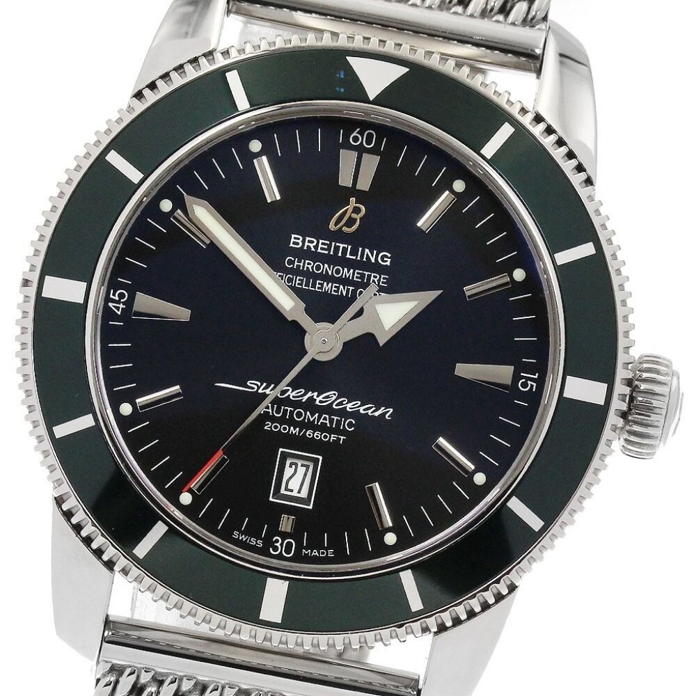 BREITLING Super Ocean Heritage46 Green Edition A17320 Date AT Men's Watch_894808